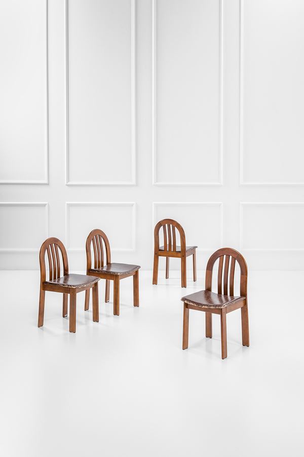Superstudio : Quattro sedie della serie Sistemi Domenica  - Asta Design, Forward-Thinking - Incanto Casa d'Aste e Galleria