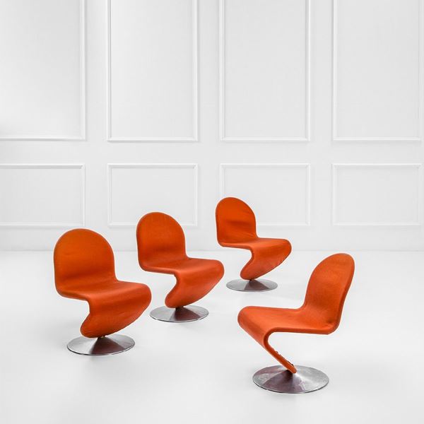 Verner Panton - Quattro sedie System 1.2.3.