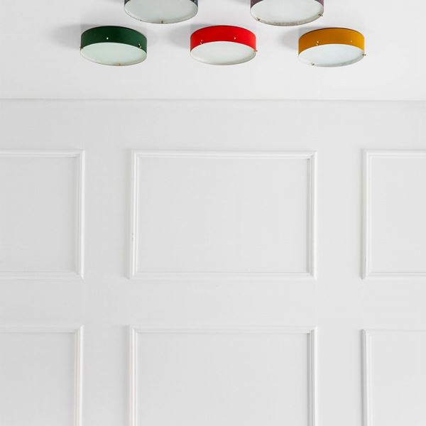Stilnovo - Cinque lampade da parete o da soffitto mod. C909