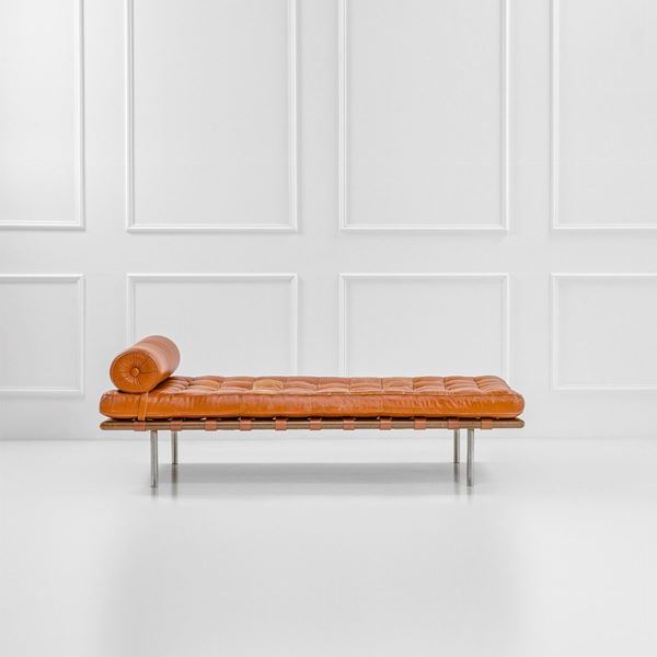 Ludwig Mies Van Der Rohe - Daybed della serie Barcelona