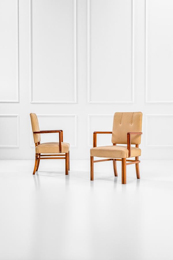 Ren&#233; Herbst - Due poltrone scandinave
