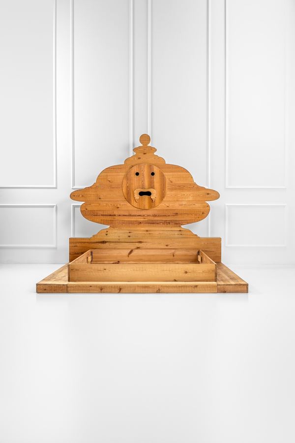 Mario Ceroli - Letto La bocca della verità