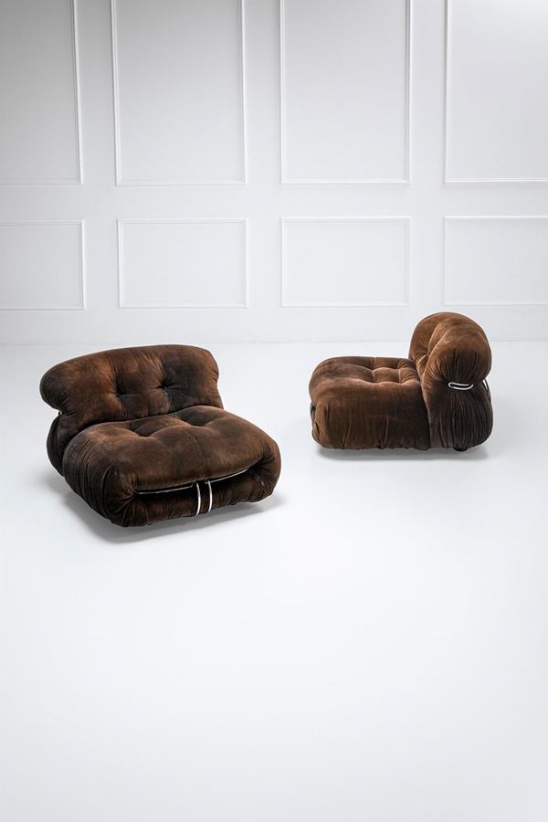 Afra e Tobia Scarpa - Due poltrone mod. Soriana