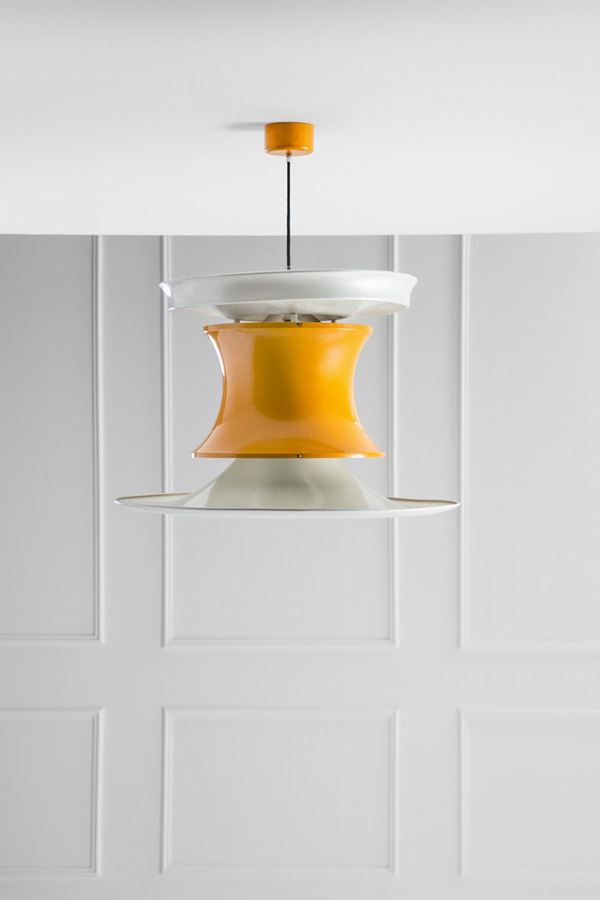 Ettore Sottsass (attr.) - Lampada a sospensione