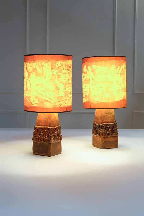 Due lampade da tavolo
