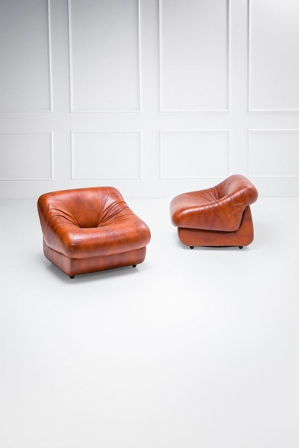 Philippe Bernard - Due poltrone mod. Patate