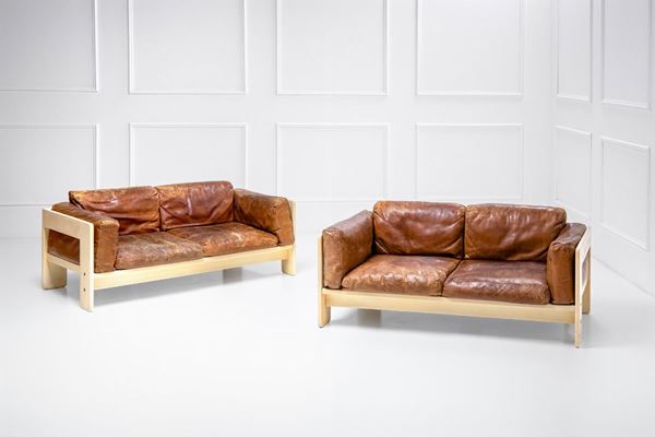 Tobia Scarpa - Due divani a due posti mod. Bastiano