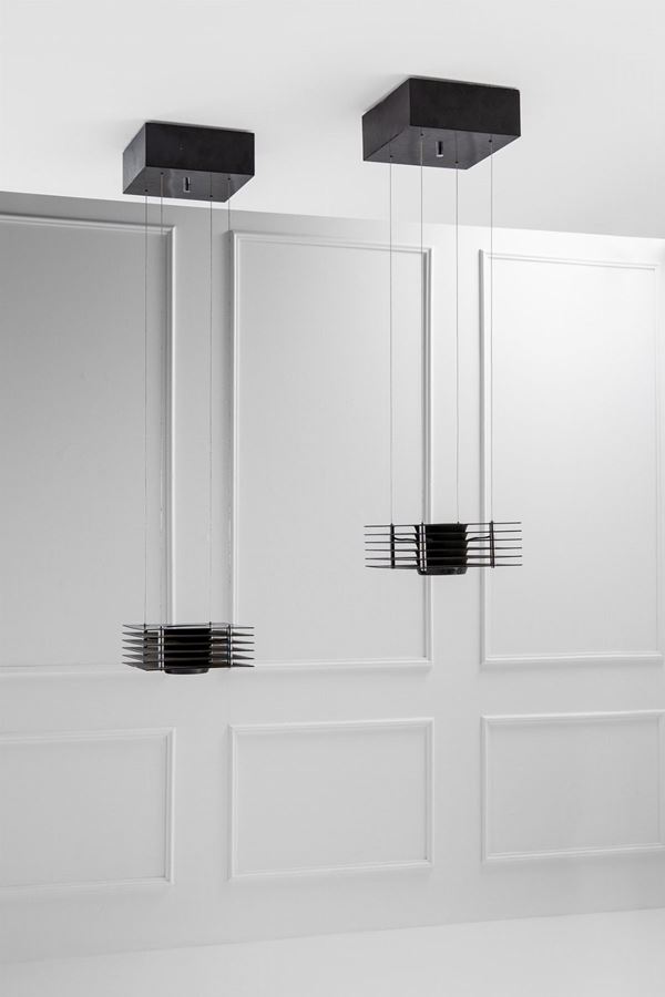 Ettore Sottsass - Due sospensioni mod. Hicary