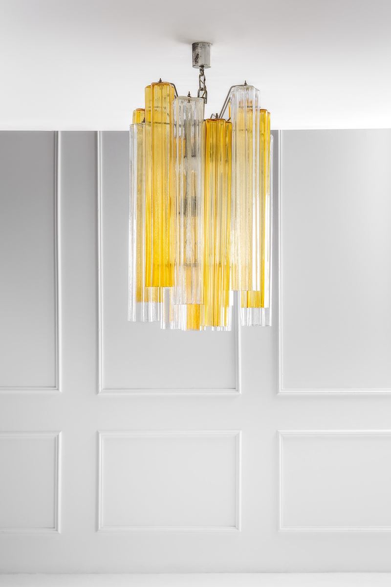 Venini - Lampadario a Canne Cave