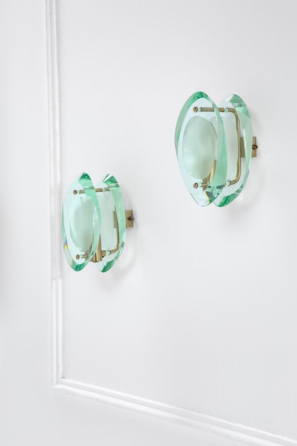 Max Ingrand - Due lampade da parete mod. 2093