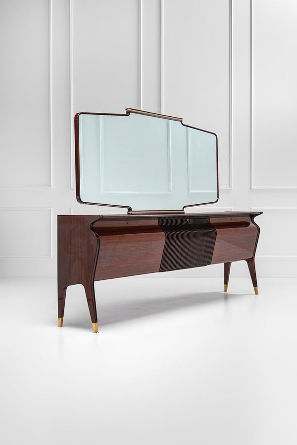 Osvaldo Borsani - Grande credenza con specchiera