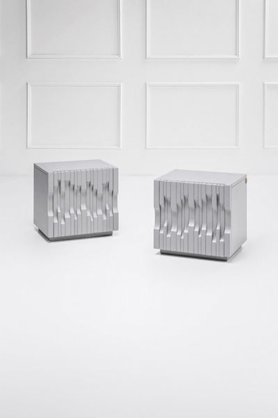 Due Comodini Mod. Norman della Collezione Sculptura 99