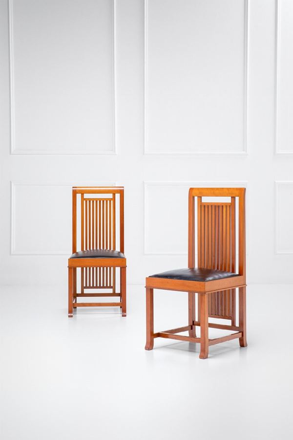 Frank Lloyd Wright - Due sedie mod. 614 Coonley
