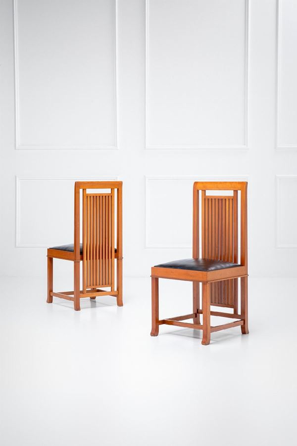 Frank Lloyd Wright - Due sedie mod. 614 Coonley