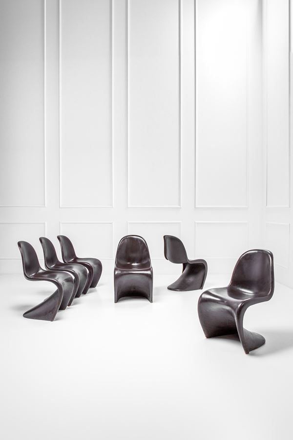 Verner Panton - Sei sedie mod. Panton