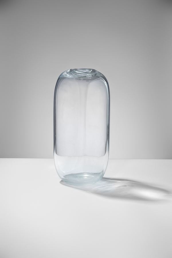 Flavio Barbini - Grande vaso della serie Cubici