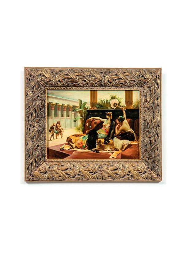 Pittore del &#39;900
Scena egizia  - Auction Antiquariato - Incanto Casa d'Aste e Galleria