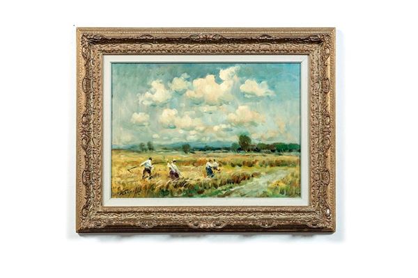Ivan Karpoff - La raccolta del grano
Olio su