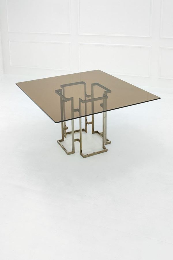 Romeo Rega (attr.) : Grande tavolo quadrato
Metall  - Asta Design - Incanto Casa d'Aste e Galleria