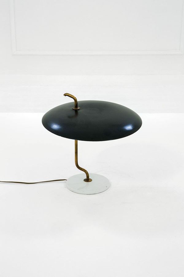 Gino Sarfatti : Lampada da tavolo mod. 537 G/P  - Asta Design - Incanto Casa d'Aste e Galleria