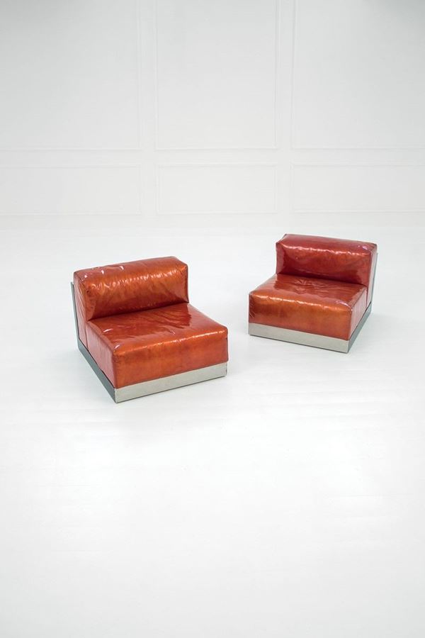 Cinova : Due poltrone
Legno laccato, t  - Auction Design - Incanto Casa d'Aste e Galleria