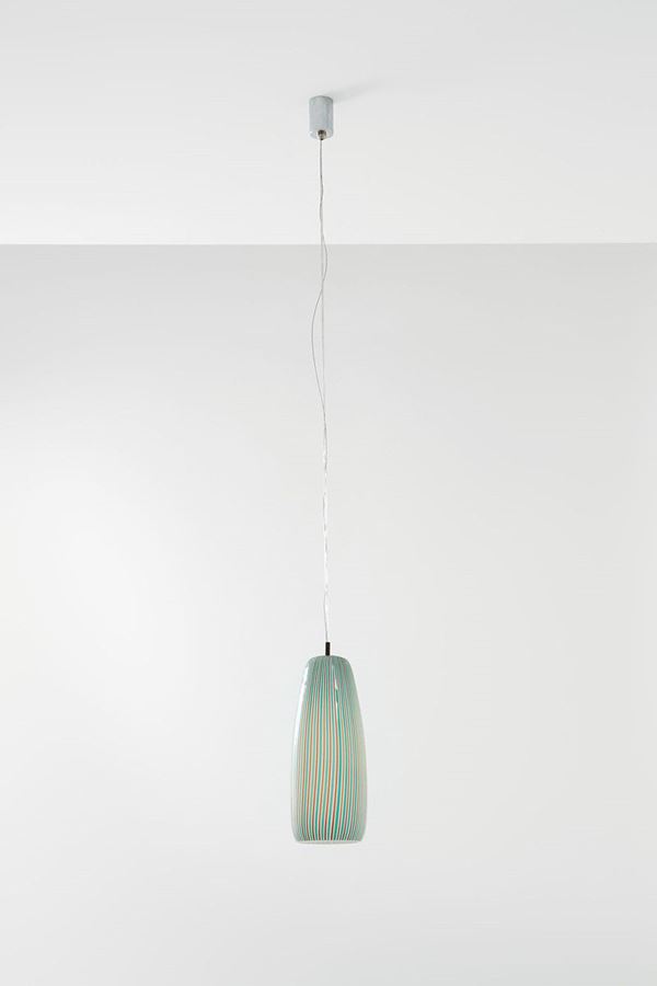 Massimo Vignelli : Lampada a sospensione mod. 403  - Asta Design - Incanto Casa d'Aste e Galleria