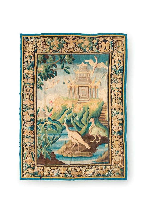 Arazzo raffigurante paesaggio 