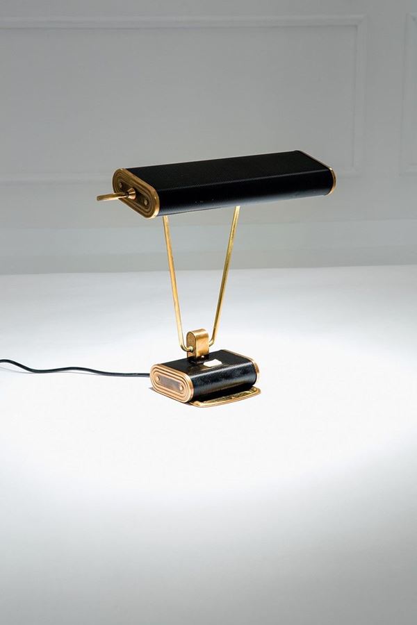 Eileen Gray - Lampada da tavolo
Ottone, met