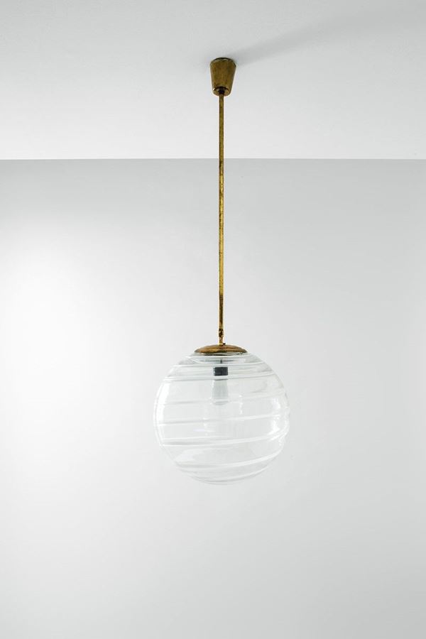 Venini (attr. ) : Lampada a sospensione
Struttu  - Auction Design - Incanto Casa d'Aste e Galleria