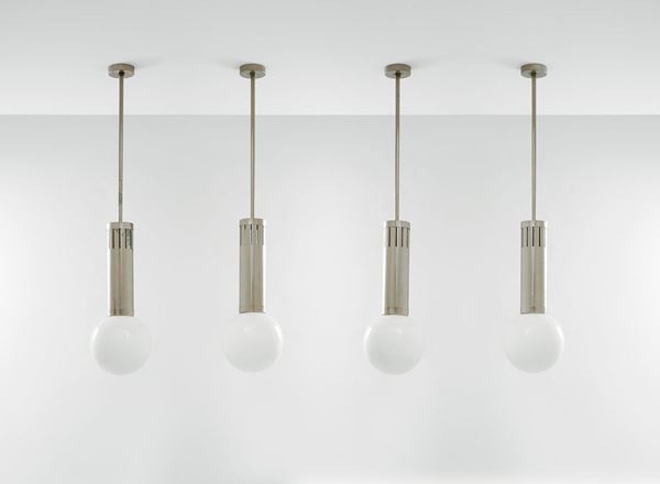 Stilnovo : Quattro grandi lampade a sospe  - Asta Design - Incanto Casa d'Aste e Galleria