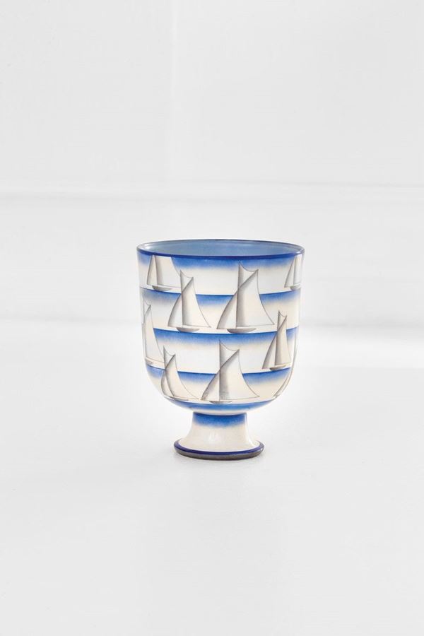 Gio Ponti : Coppa Nautica
Porcellana dipi  - Asta Design - Incanto Casa d'Aste e Galleria
