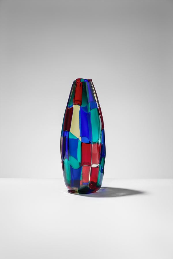 Fulvio Bianconi - Vaso della serie Pezzati (variante Parigi)