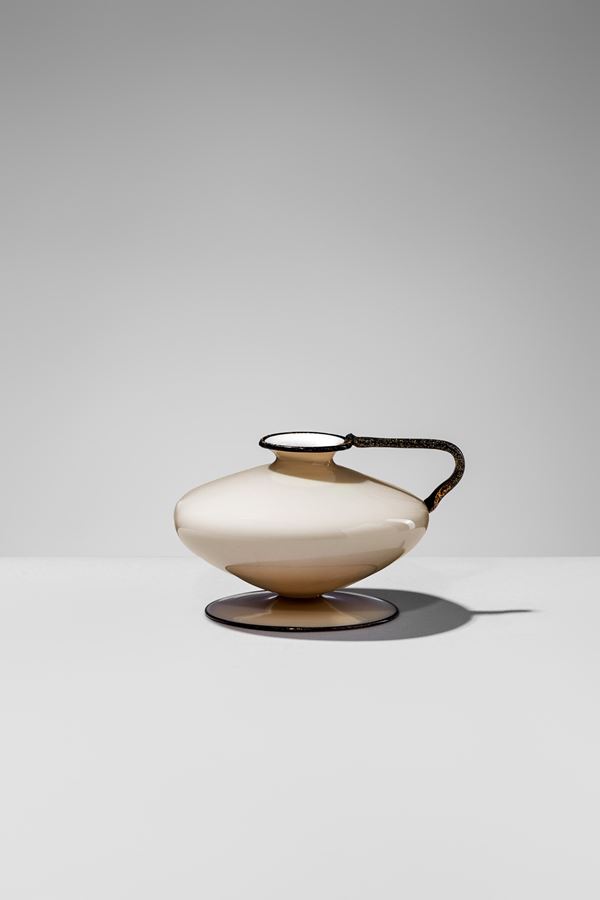 Seguso, Ferro, Toso - Piccolo vaso con piede circolare