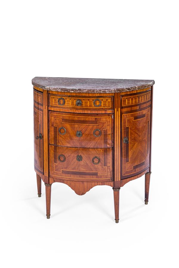 Comò a mezzaluna - Francia, XIX sec.