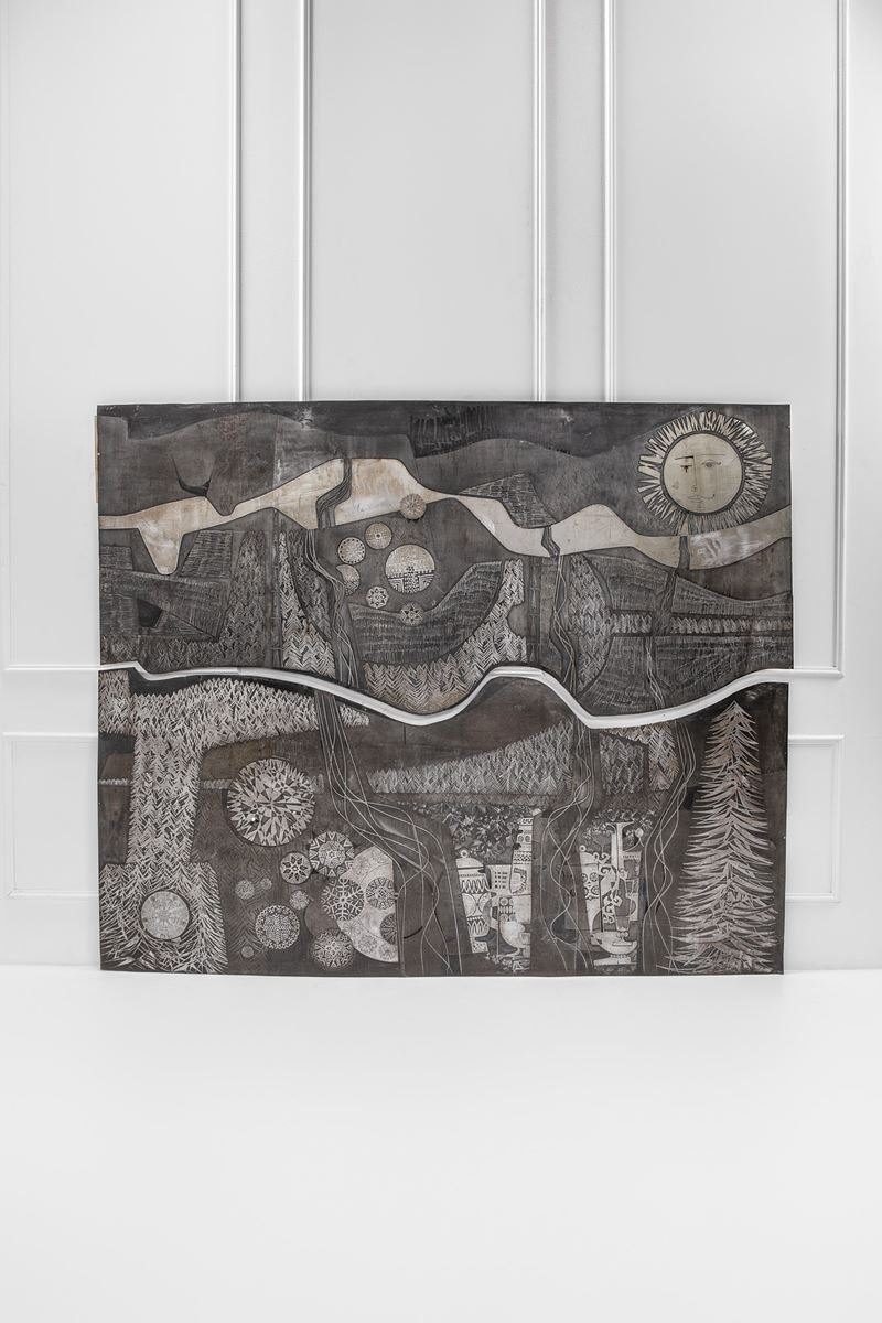 Due grandi pannelli decorativi retroilluminabili