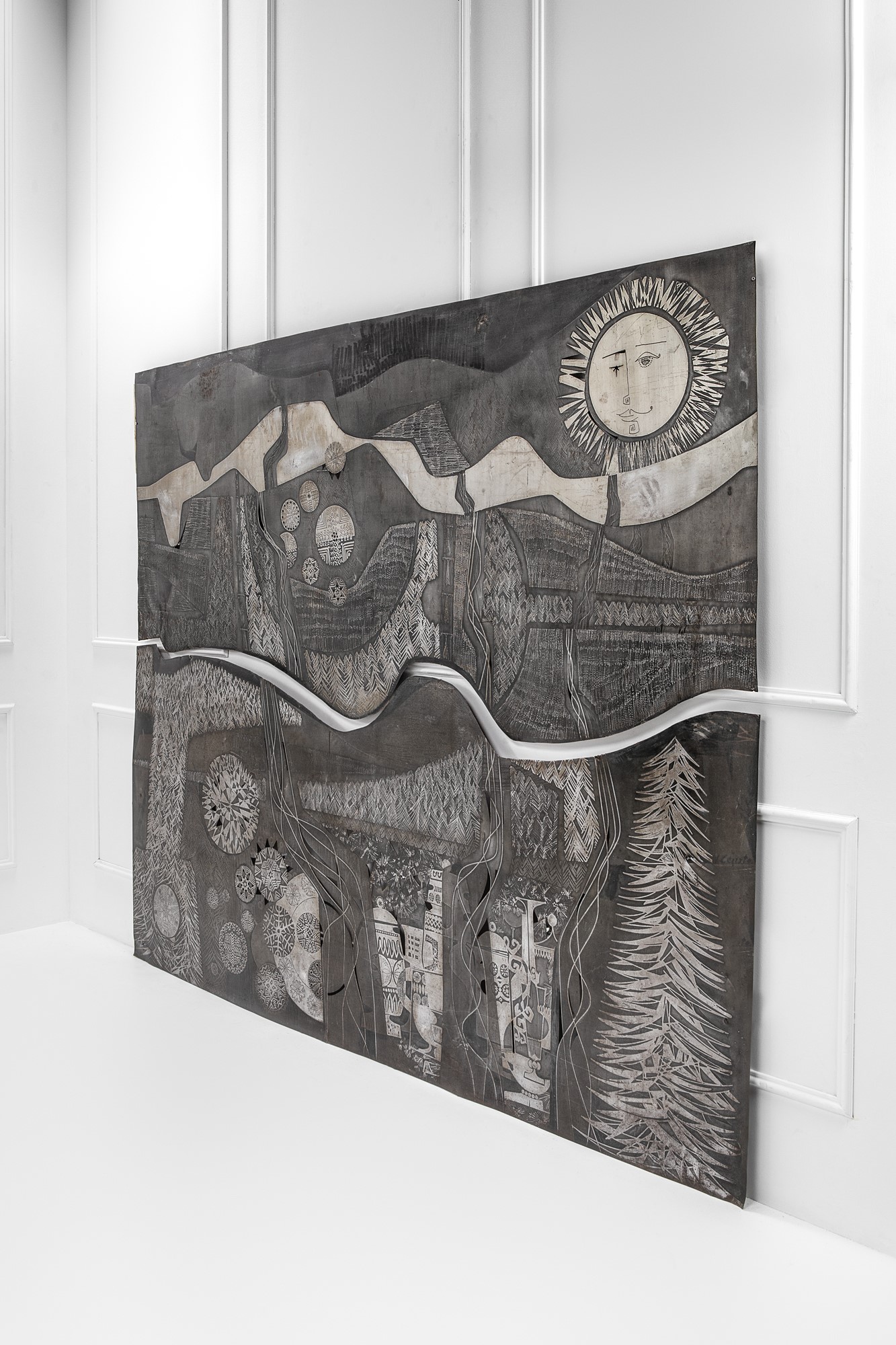 Due grandi pannelli decorativi retroilluminabili