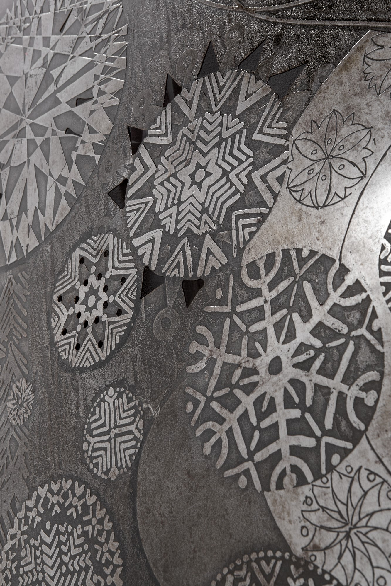 Due grandi pannelli decorativi retroilluminabili