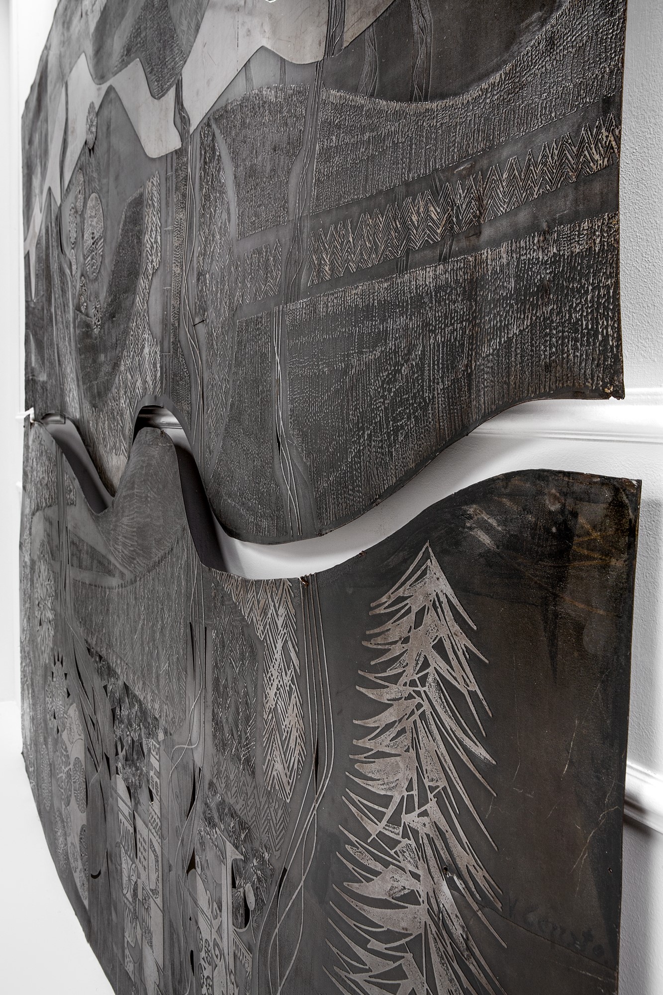 Due grandi pannelli decorativi retroilluminabili