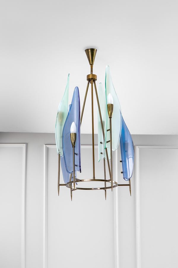 Cristal Art - Lampadario a sei luci