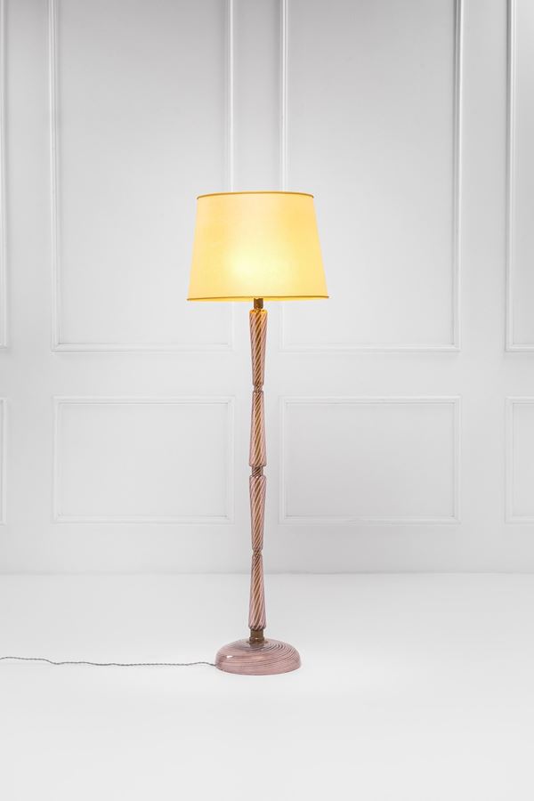 Seguso Vetri d'Arte - Lampada da terra