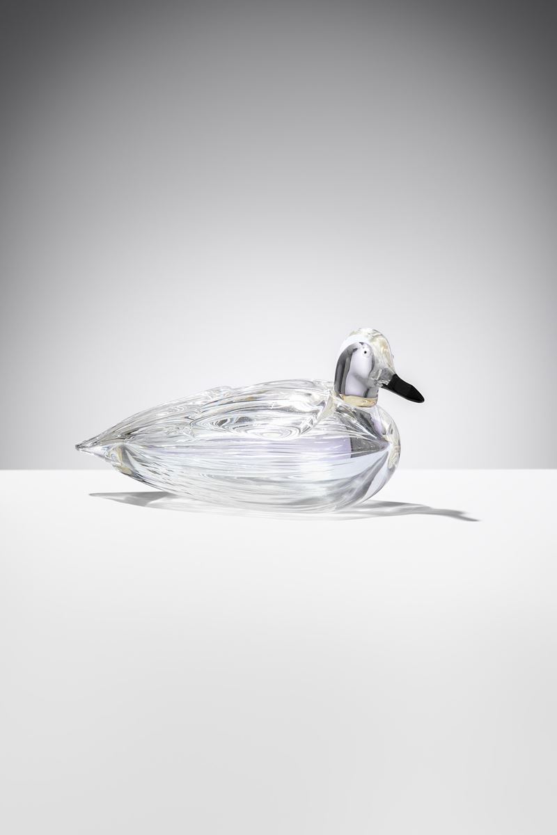 Scultura raffigurante Anatra