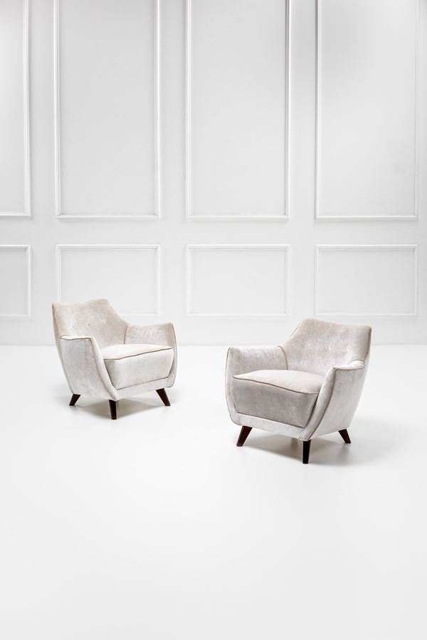 Gio Ponti - Due poltroncine per la Motonave Augustus