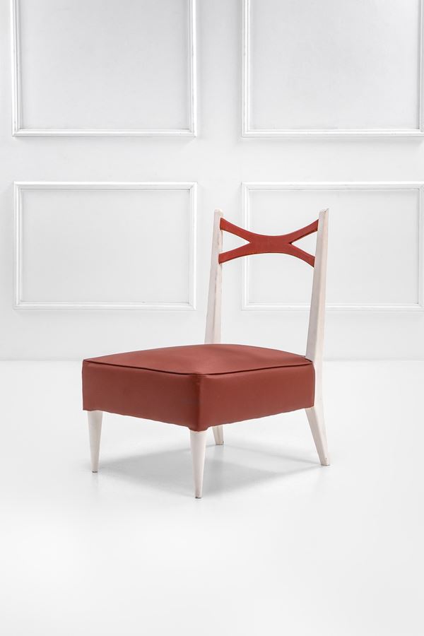 Gio Ponti - Sedia con schienale basso