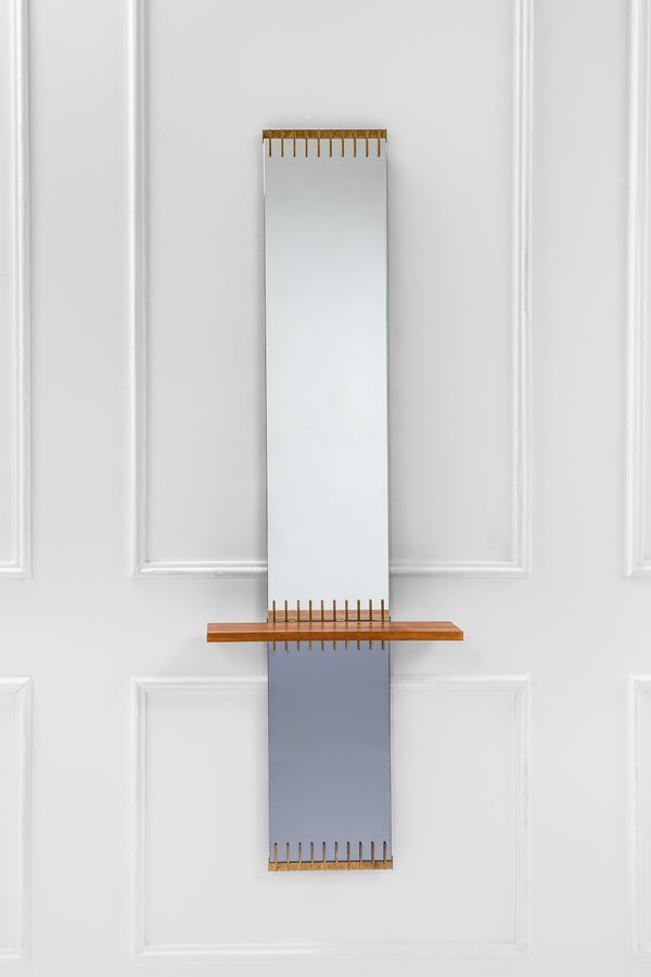 Ettore Sottsass - Specchiera con mensola