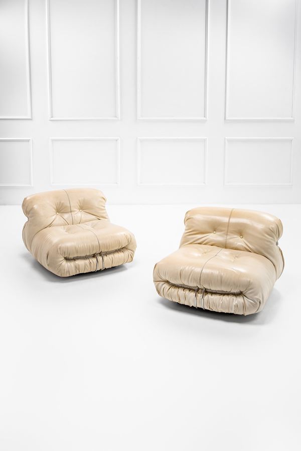 Afra e Tobia Scarpa - Due poltrone mod. Soriana