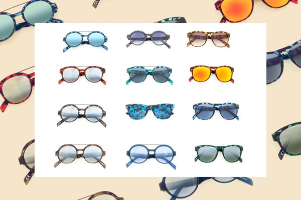 Italia Independent - 12 Sunglasses from the I-Plastik series