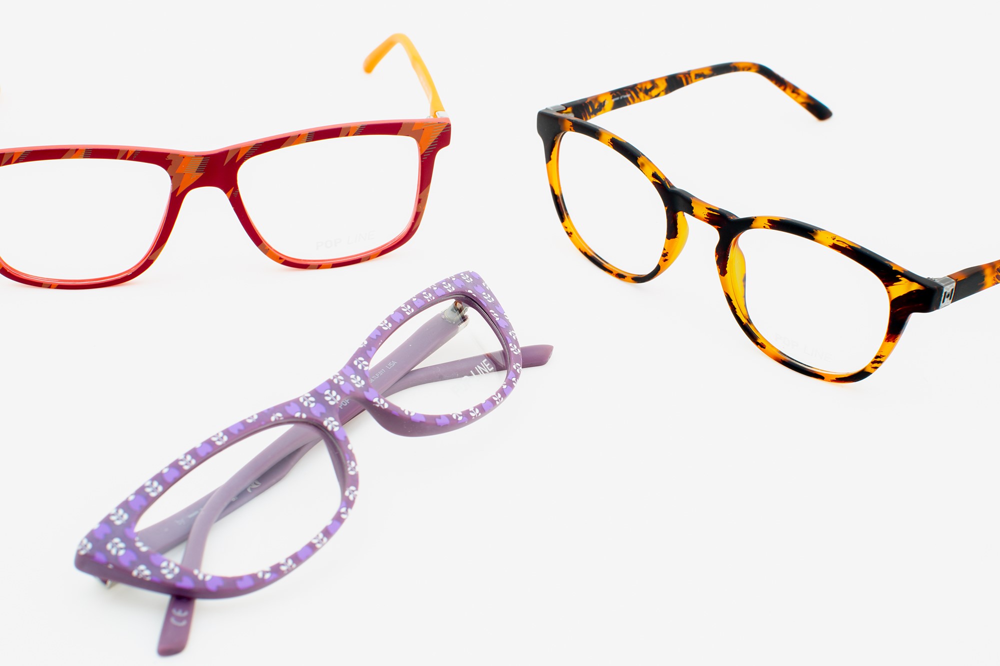 12 Eyeglasses from the Pop Line series