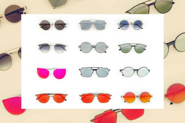 Italia Independent - 12 Sunglasses (silver metal shades)