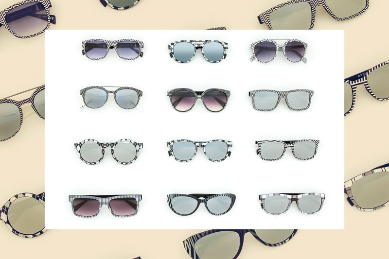 12 Sunglasses (black&white shades)