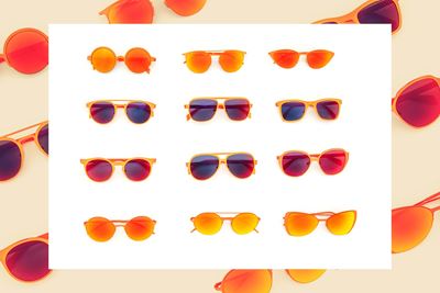 12 Sunglasses (orange Shades)